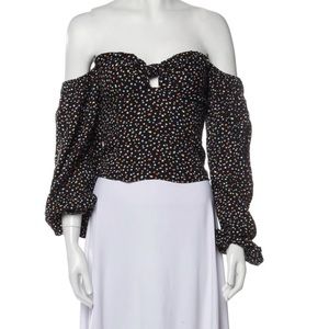 Reformation Polka Dot Top